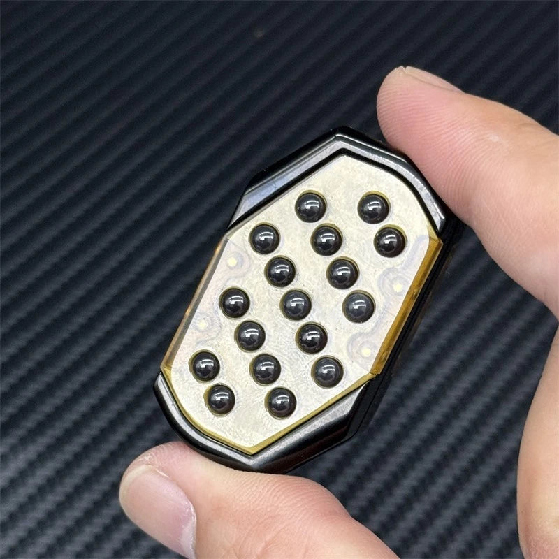 EDC Fun Bubble Press Fidget Slider Mechanical Stainless Steel Push Haptic Slider 07FC0E-D4 - KOEEK