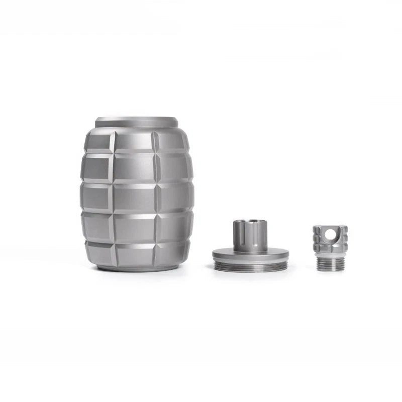 Titanium Flagon Pocket Hip Flask Whiskey Wine Container Screw Cap Flagon 100ML 07FC0E-D4 - KOEEK