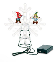 2024 Disney Chipmunks Chip 'n Dale Light-Up Holiday Christmas Tree Topper NIB DISNEY - KOEEK