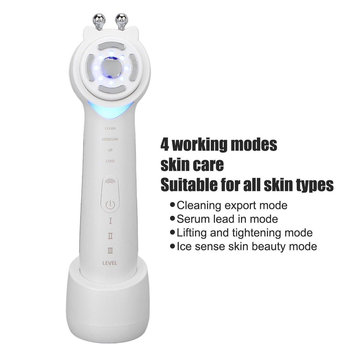 new Ultrasonic Cleansing Machine Rejuvenation Lifting Firming Face Massager HGF koeek - KOEEK