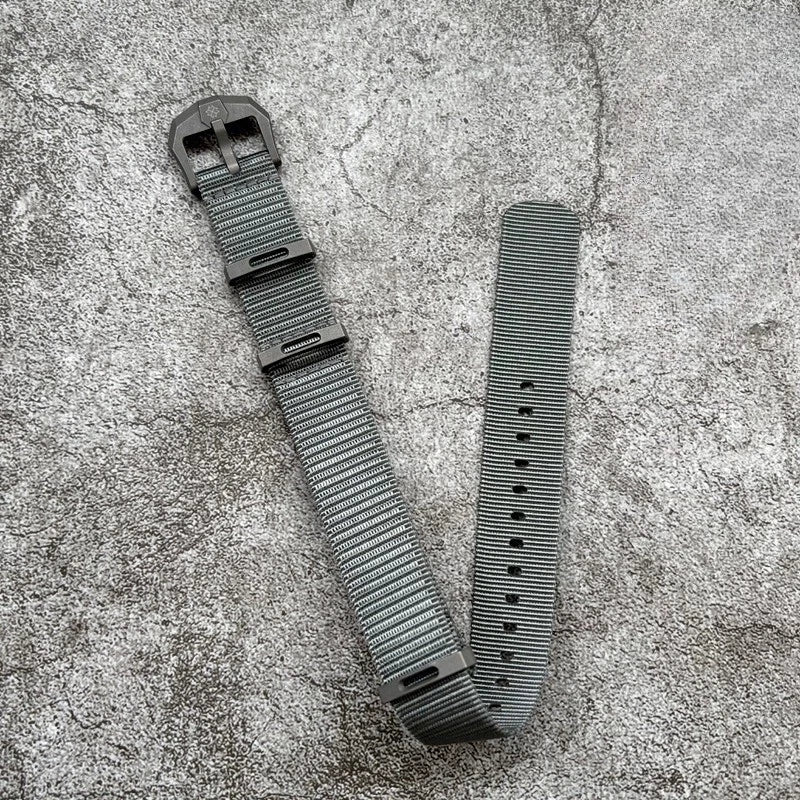 Quick Dry 20mm Titanium Nylon Watch Band Tactical CNC Carved Buckle 07FC0E-D4 - KOEEK