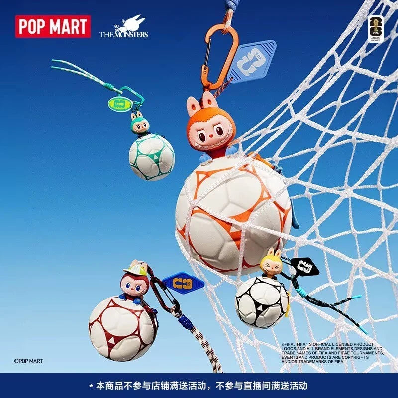 Authentic THE MONSTERS × FIFA Series Football-Shaped Mini Bag Pendant Blind Box 07FC0E-D4 - KOEEK