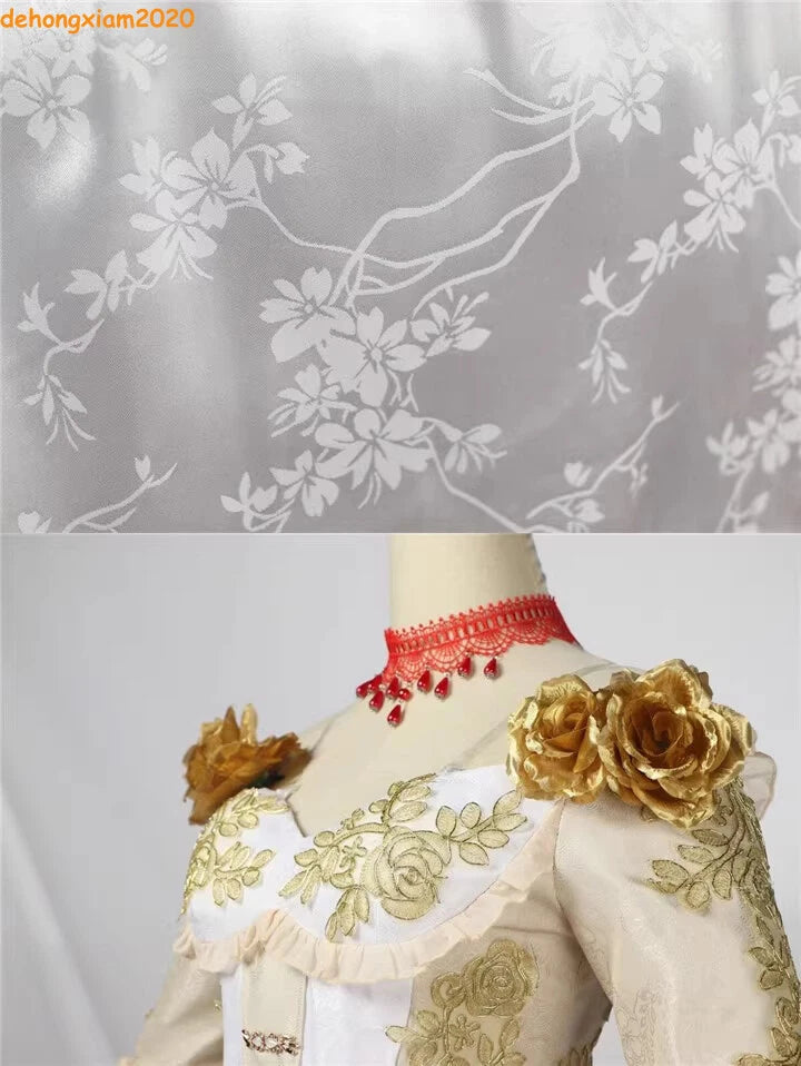 Cosplay Identity V Bloody Queen Mary Cosplay Costume Women Girl Dress White 07FC0E-D4 - KOEEK
