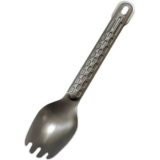 Titanium Spoon / Spork Tableware Outdoor Travel Portable Small Kitchen EDC Tools 07FC0E-D4 - KOEEK