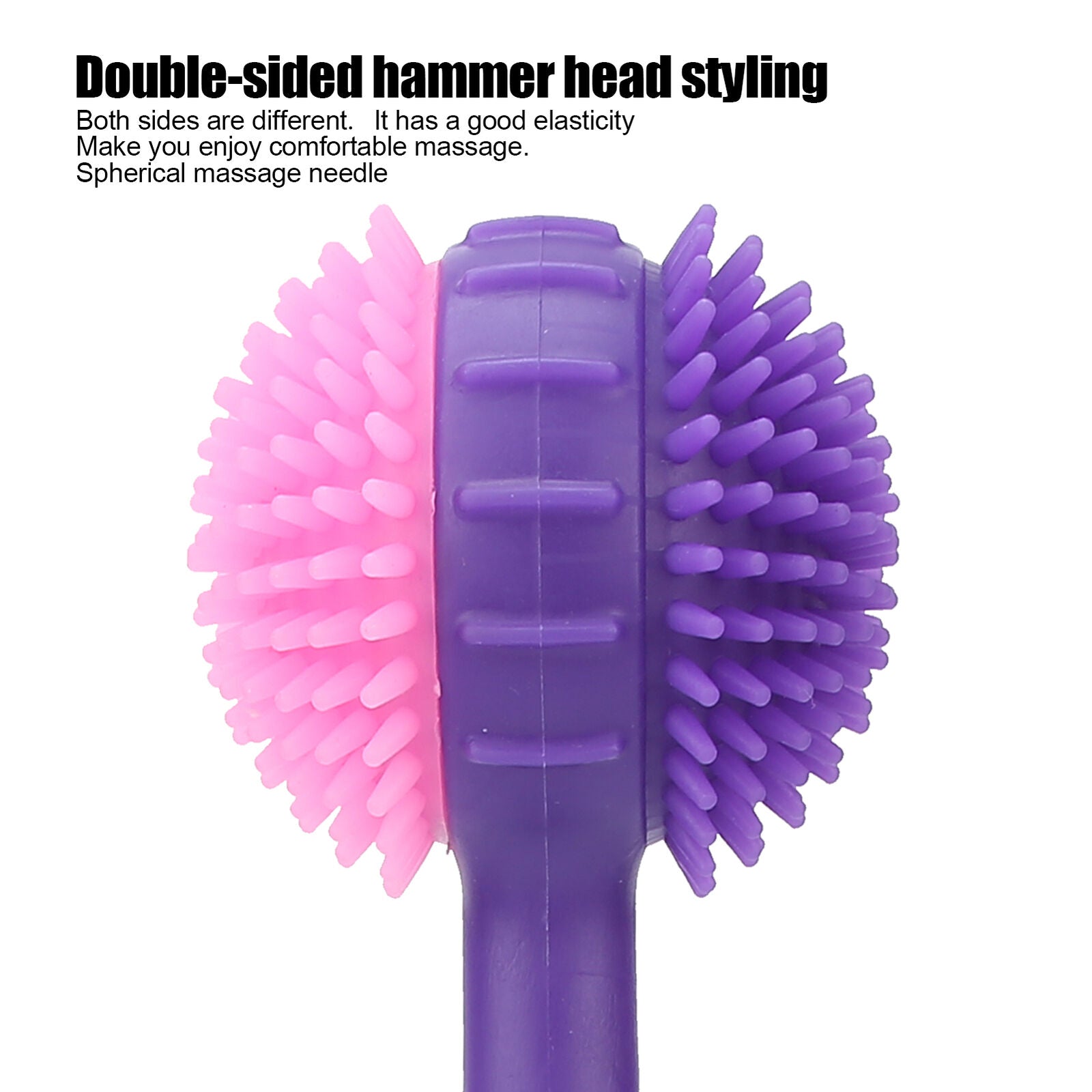 new Massage Hammer Long Hammer Back Massager For Back Relief(Purple )(Purple ) HGF koeek - KOEEK