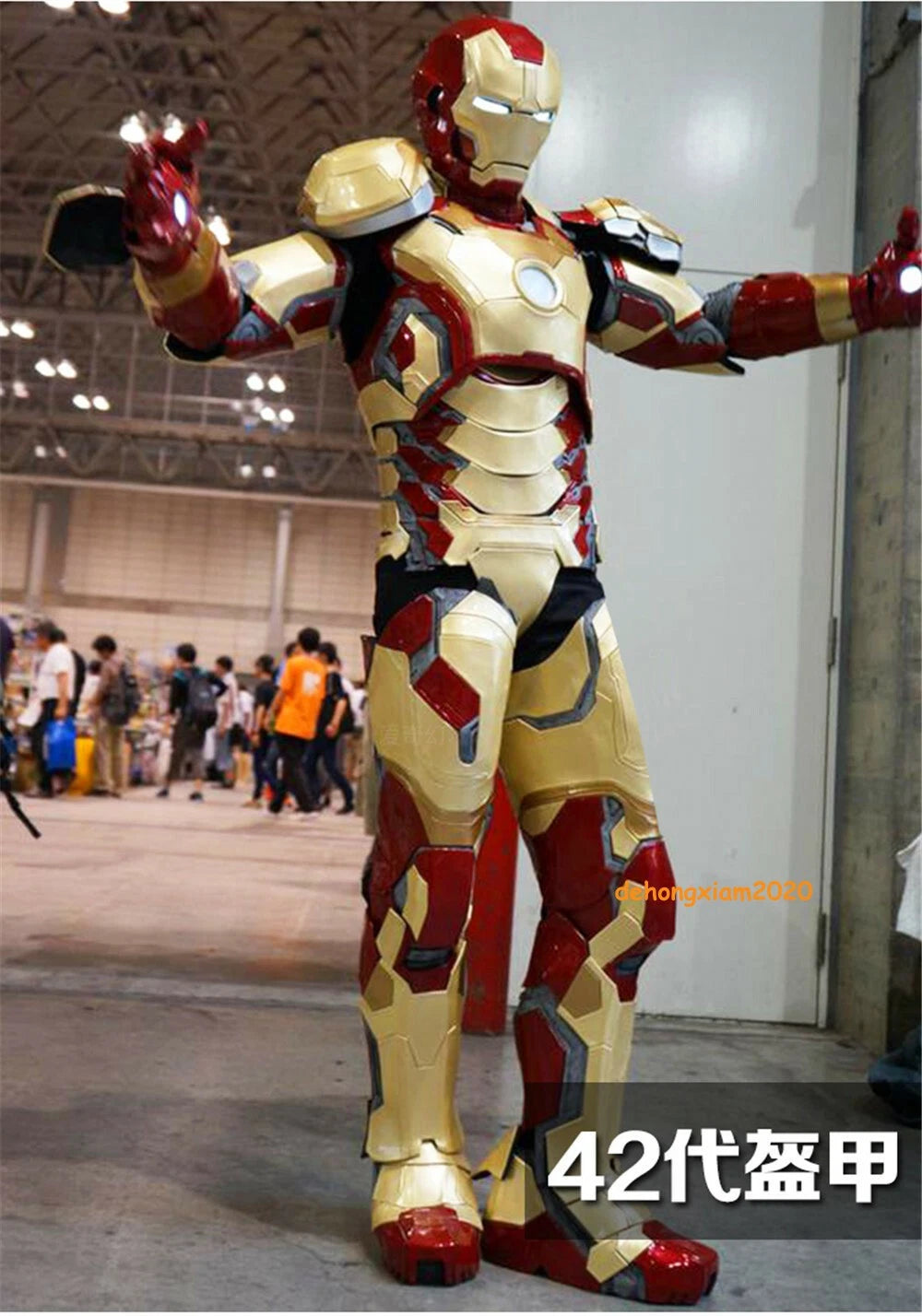Iron Man Armor COS Wearable Suit EVA White Model Props  Suit Wearable Handmade 07FC0E-D4 - KOEEK