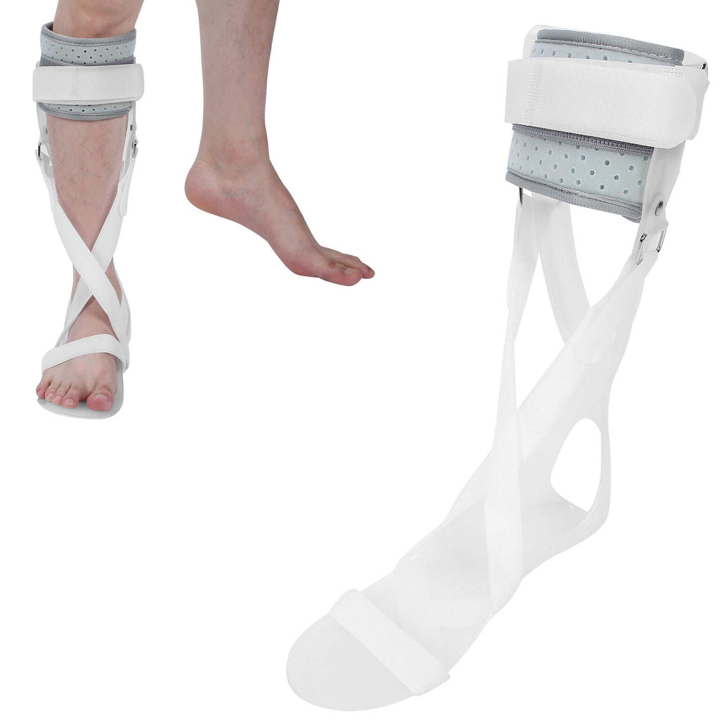 new Drop Foot Corrector Splint Ankle Foot Orthosis Brace(Right Foot M) HGF koeek - KOEEK