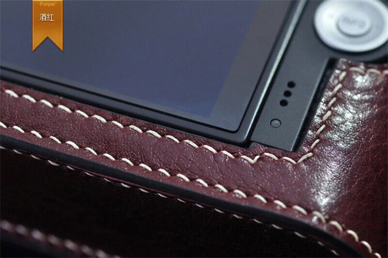 Leather Protective Cover Half Case Handmade for Leica M240 M246 07FC0E-D4 - KOEEK