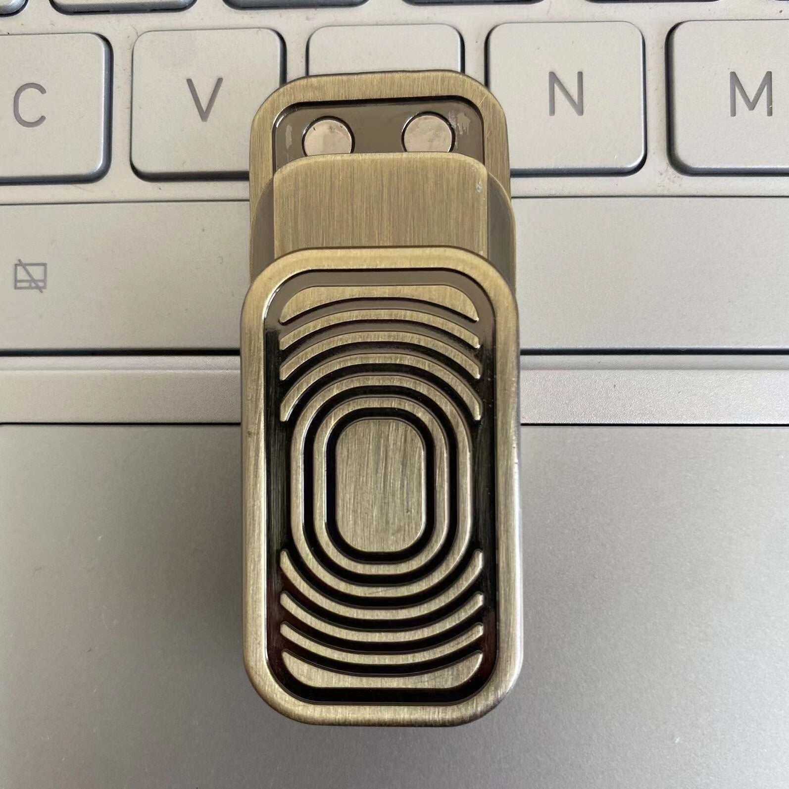 EDC Metal Fidget Slider Toys For Adults Stress Relief Toy Fidget Slider  Gift 07FC0E-D4 - KOEEK