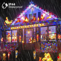 weillsnow 500 LED Multicolor Outdoor Christmas Lights 164Ft Plug in Waterproof 07FC0E-D4 - KOEEK