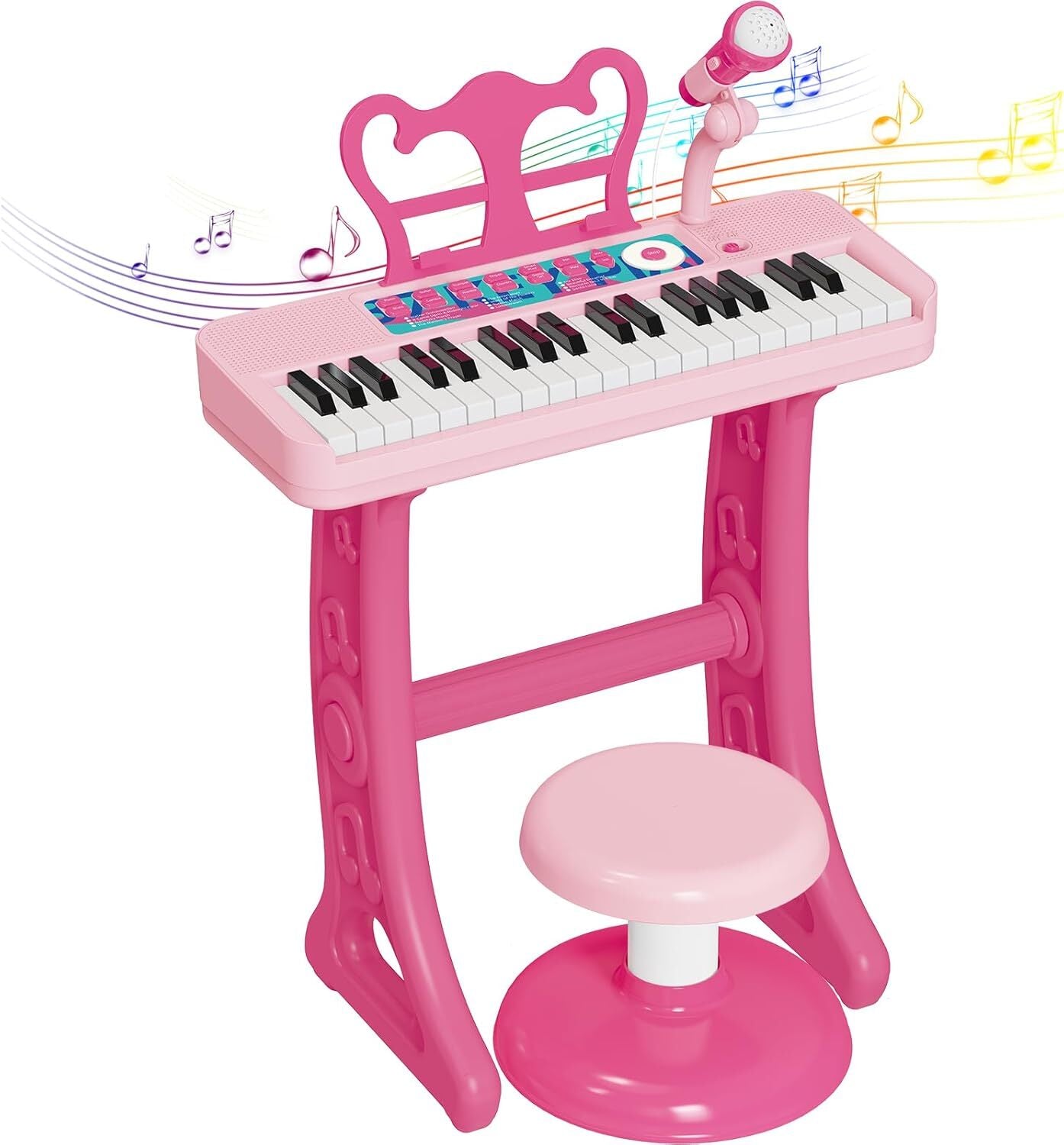 new Kids Piano, 37 Keys Toddler Piano Keyboard Toy Electronic Musical Instrument... 07FC0E-D4 - KOEEK
