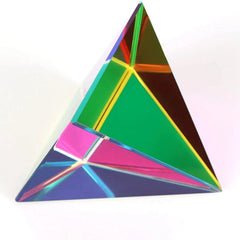 Hot Optical Prism Pyramid Beautiful Decorations 50mm Christmas Cmy Cube Gift 07FC0E-D4 - KOEEK