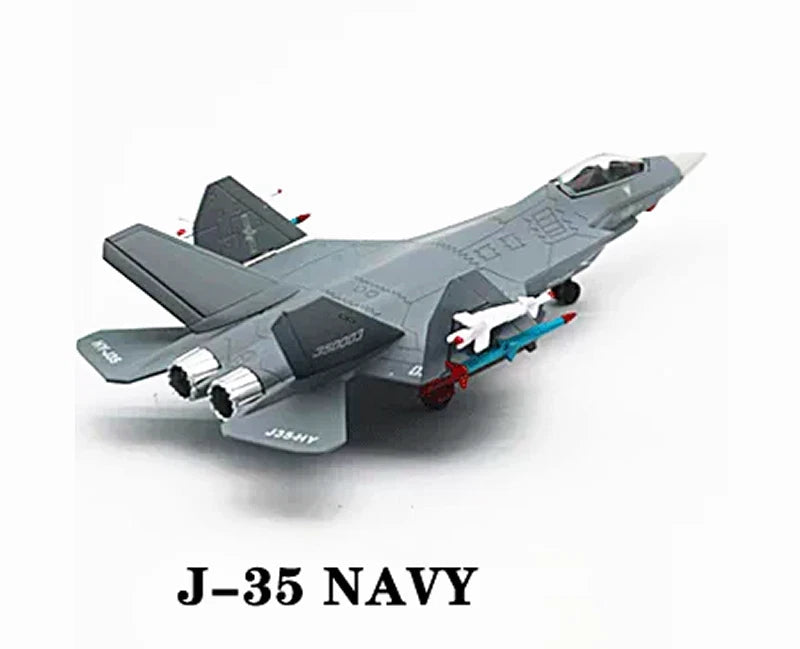 1/100 PLA J-35 NAVY  Fighter Alloy Diecast Finished Model 07FC0E-D4 - KOEEK