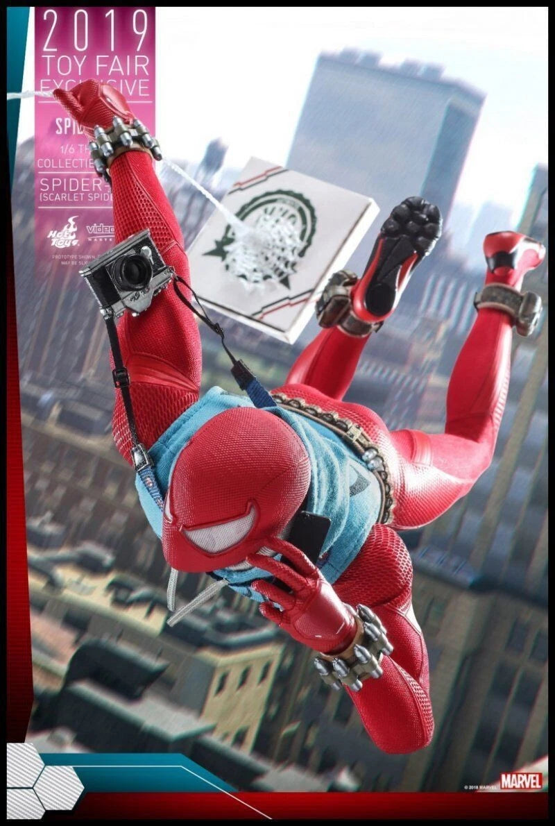 Hot Toys VGM34 Marvel's Spider-Man (Scarlet Spider Suit) 1/6 Action Figure HOT_TOYS - KOEEK