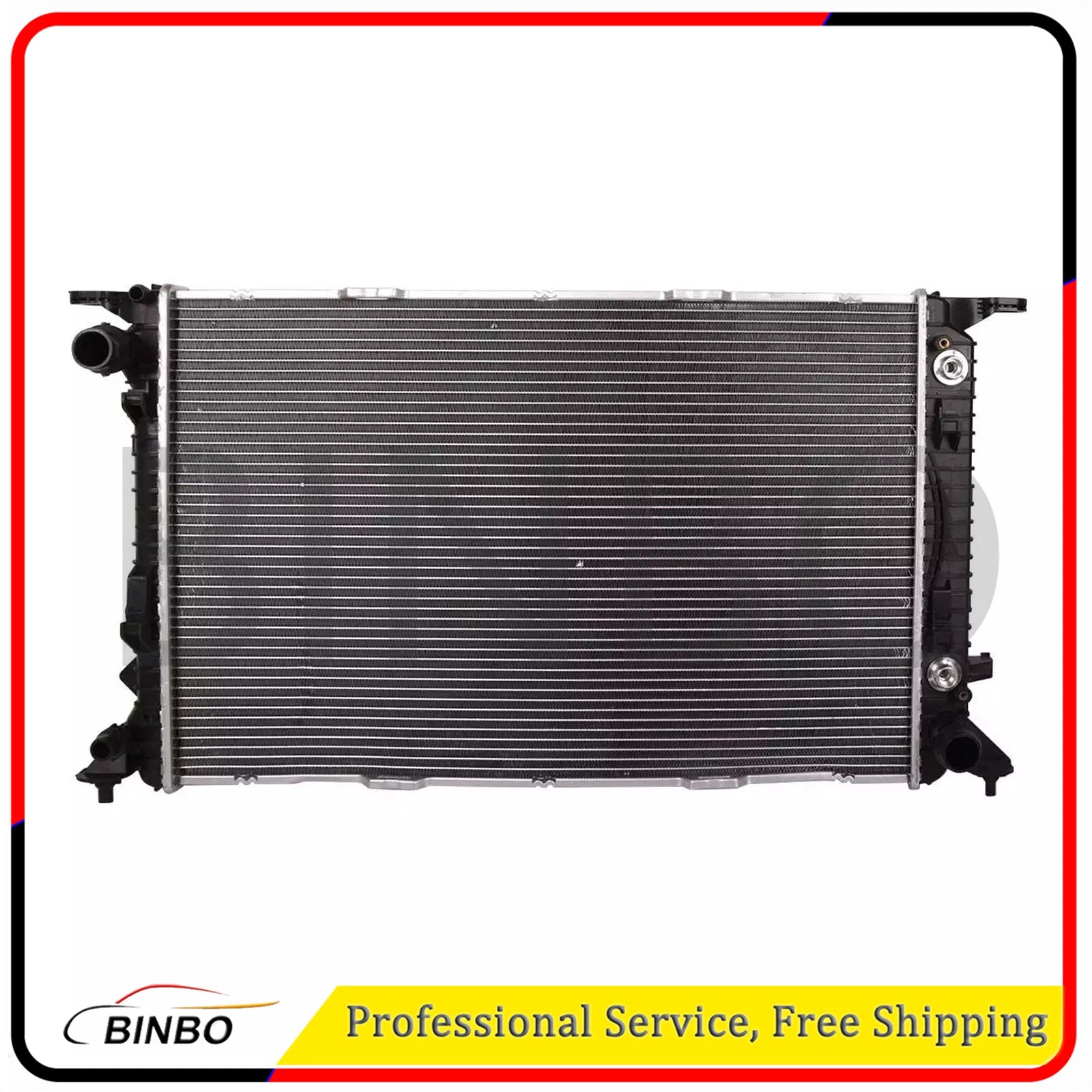 Radiator w/ Transmission Oil Cooler for Audi A4 Quattro Q5 S4 S5 Porsche Macan 07FC0E-D4 - KOEEK