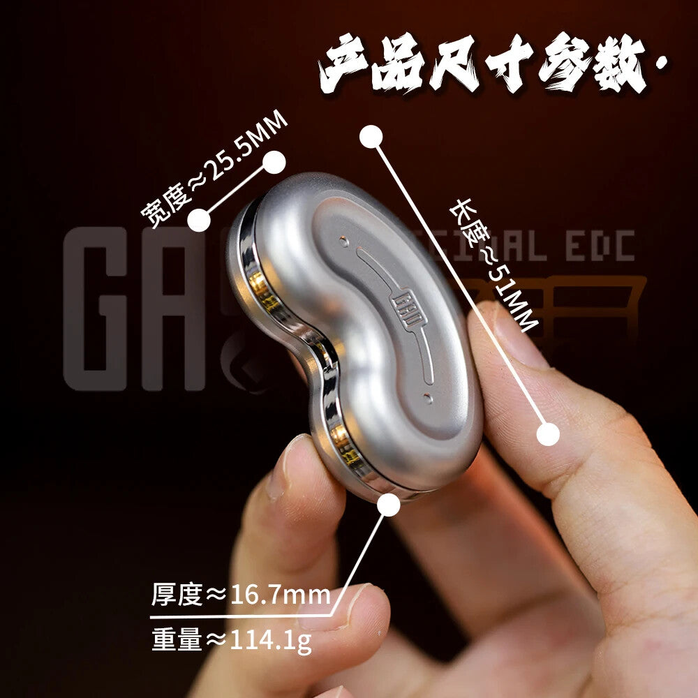 EDC Titanium Alloy Stainless Steel Push Slider Mechanical Intensive Toys Tools 07FC0E-D4 - KOEEK