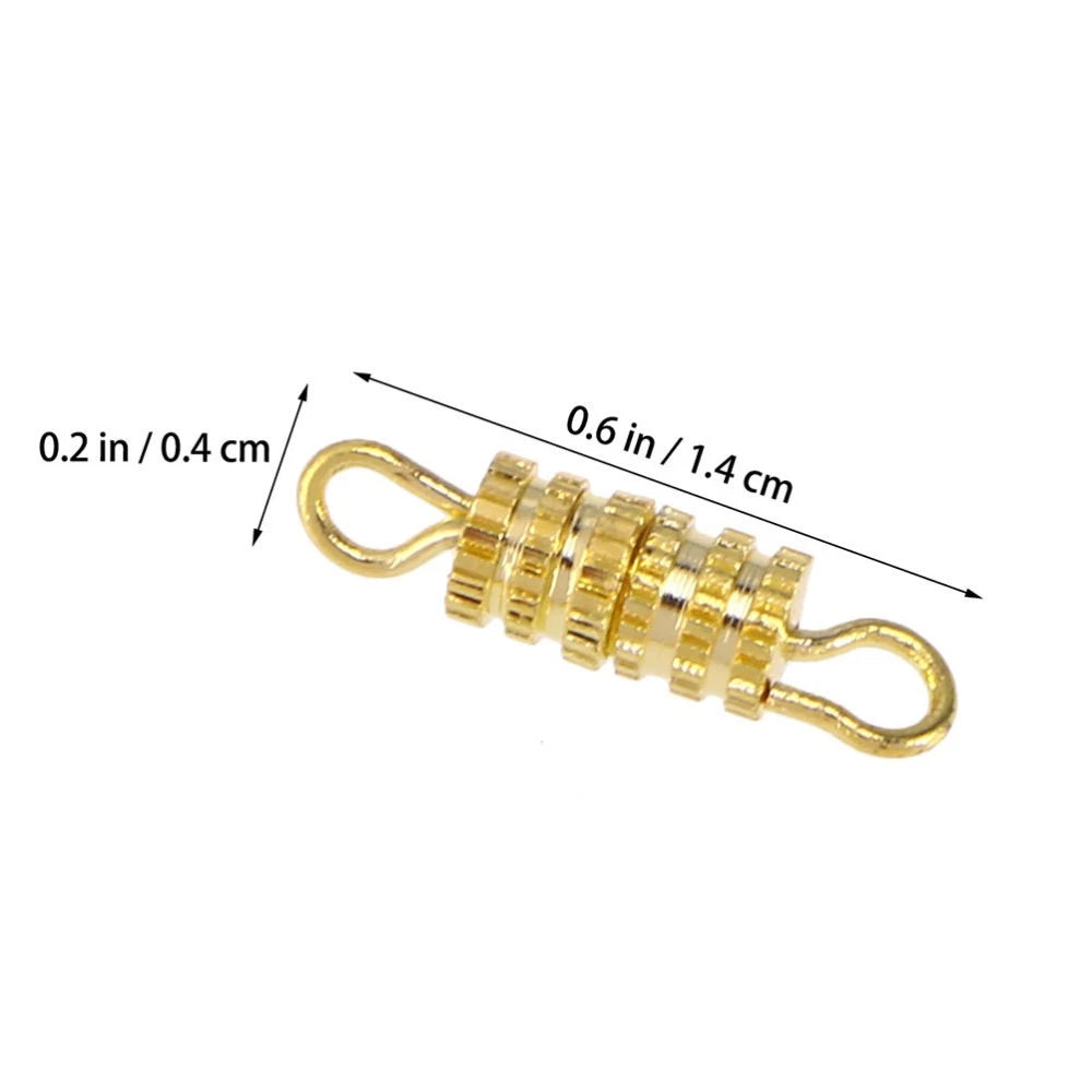 5 Bags Bracelet Clasp Connectors Barrel Screw Type Clasps for Necklace 07FC0E-D4 - KOEEK