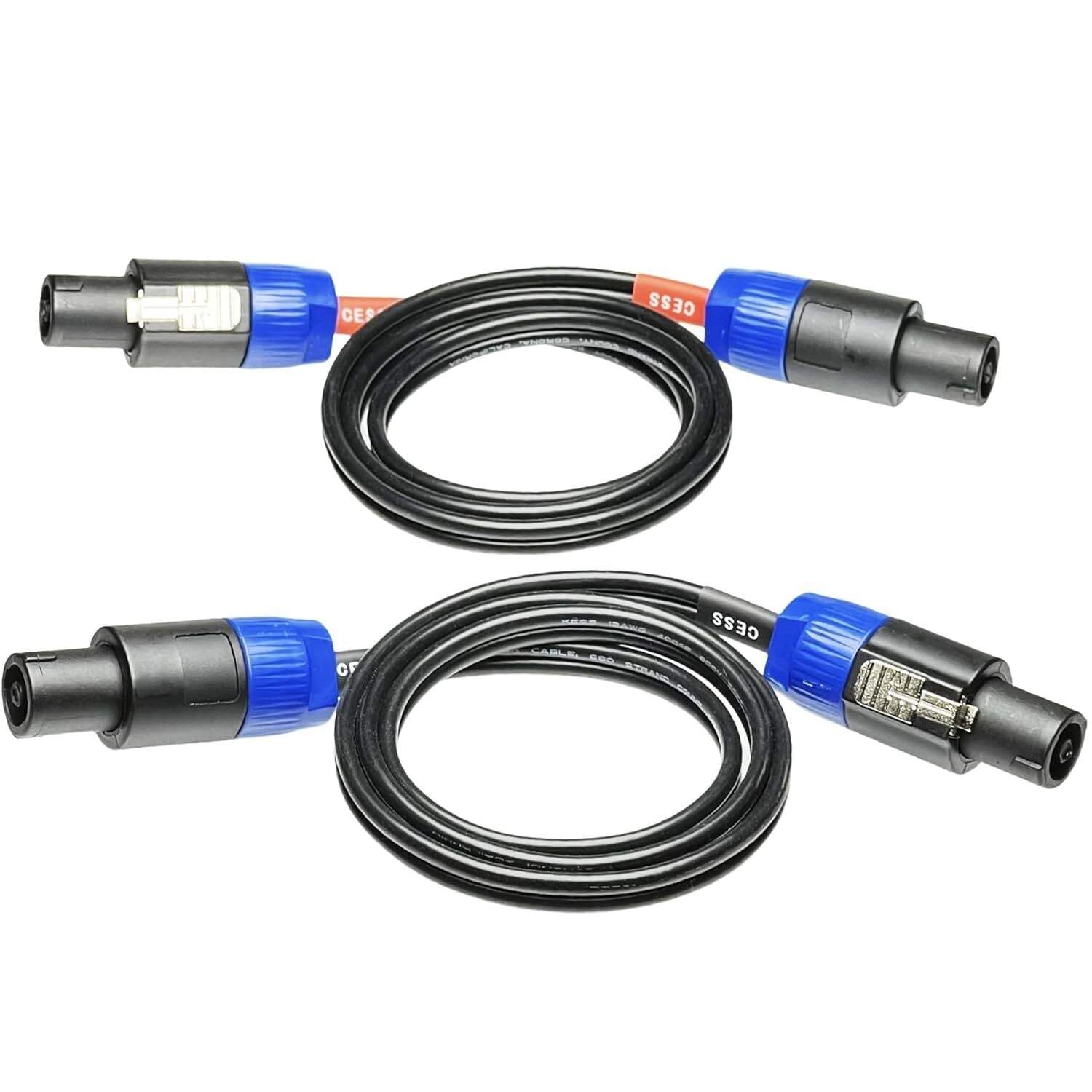 new CESS-114-3f Speaker Cable Speakon Plug Male to 12 Gauge Cable, 2 Pack... 07FC0E-D4 - KOEEK