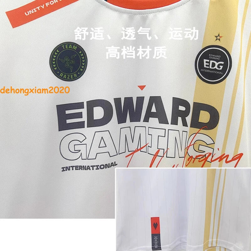 Game Champions Team EDG TShirt 2024 Uniform VCT EDward Gaming T-shirt ZMJJKK 07FC0E-D4 - KOEEK