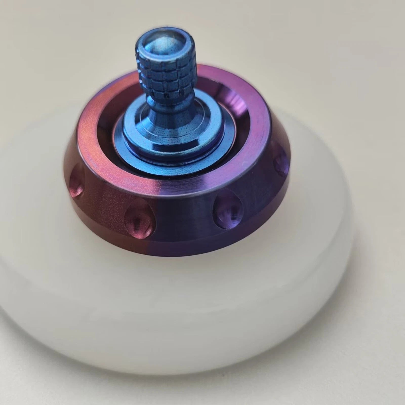 Titanium Alloy Spinning Top EDC Toy Top Spinner Mental Stress Relief Fidget Toys 07FC0E-D4 - KOEEK