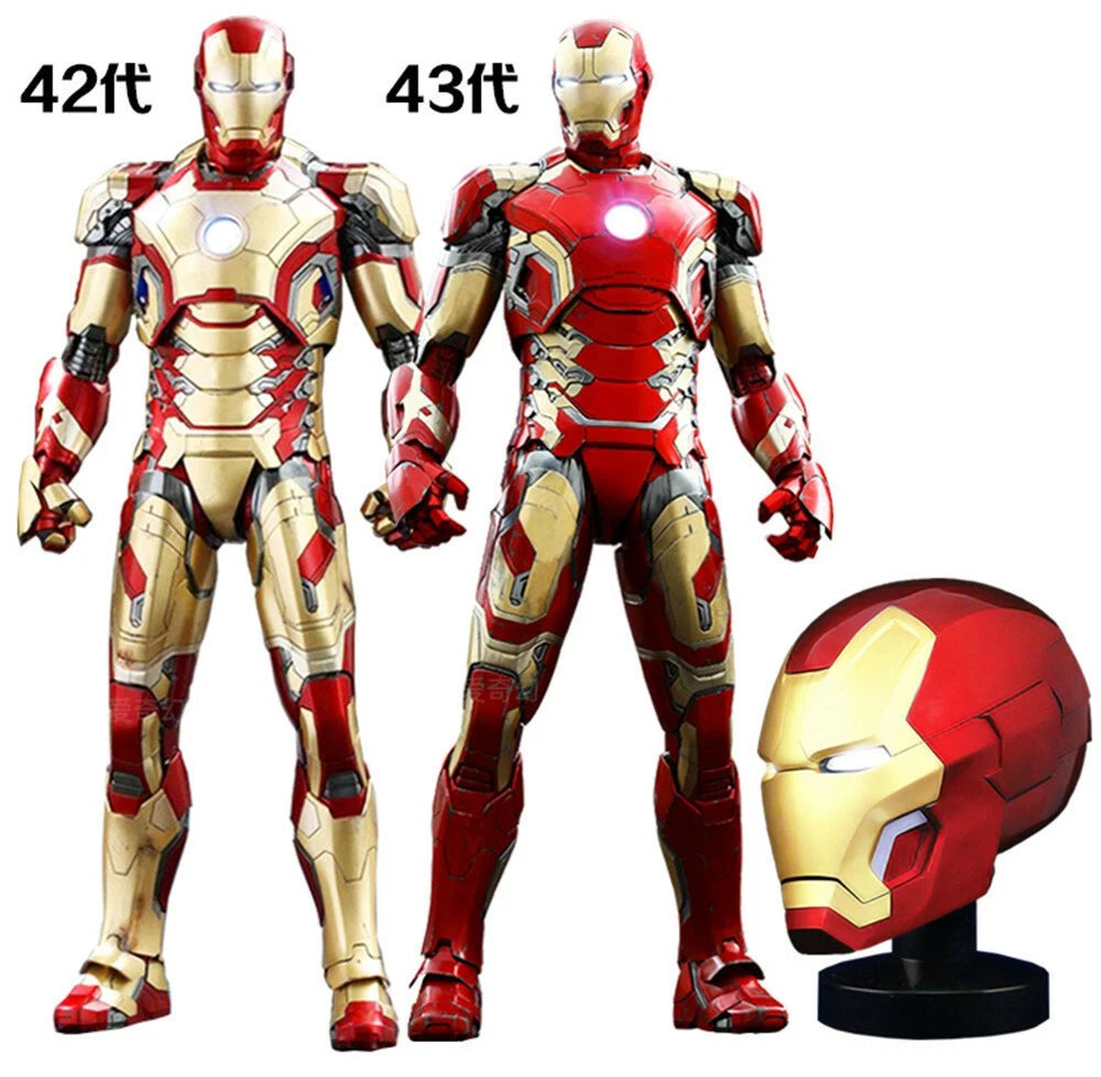 Iron Man Armor COS Wearable Suit EVA White Model Props  Suit Wearable Handmade 07FC0E-D4 - KOEEK