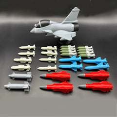 J-10C Cute Egg Fighter Jet 3D Printed Collectible Model Kit 07FC0E-D4 - KOEEK