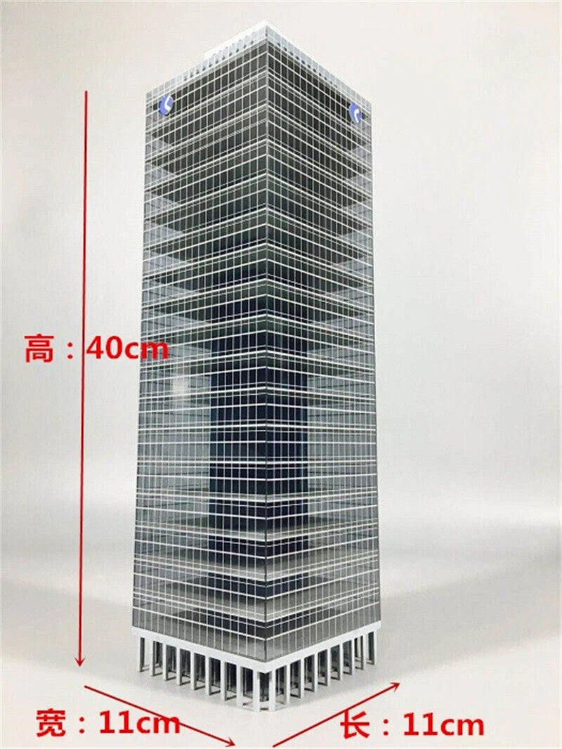 1/150 N Scale Modern Business Information Architecture Building Model Assembled 07FC0E-D4 - KOEEK