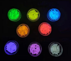 1pcs 3x11mm Night Luminous Tube 25 Years Life Signal Light Tube EDC Toy Gift 07FC0E-D4 - KOEEK