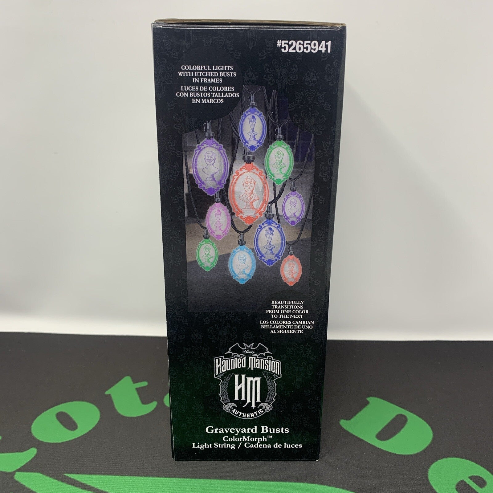 Disney Haunted Mansion Graveyard Busts Color Morph Set of 10 String Lights Gemmy GEMMY - KOEEK