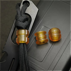 EDC Lightweight Ultem PEI Parachute Cord Knife Bead Pendant Lanyard DIY Tool- 07FC0E-D4 - KOEEK