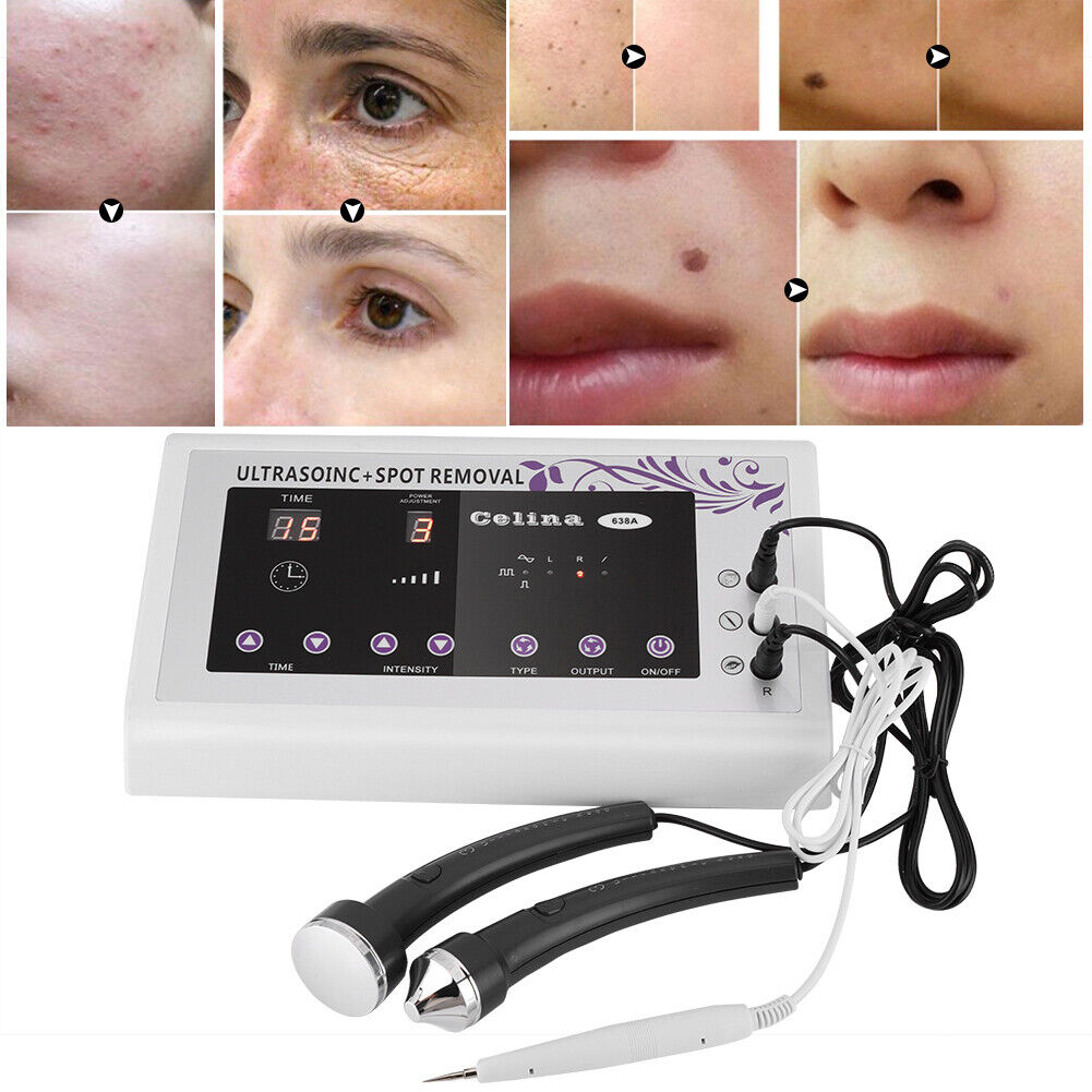 ny Ultrasonic Beauty Instrument Spots Mole Removal Pen Anti-Aging EU Plug 220V