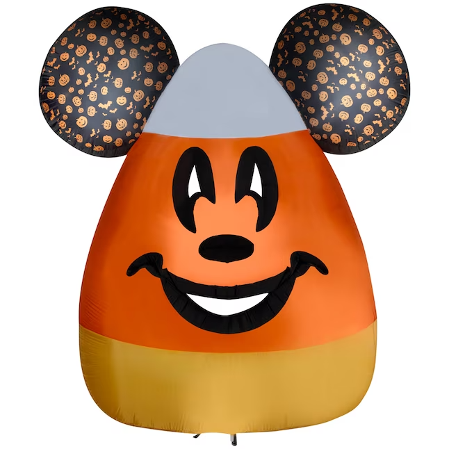 Disney 9.5-ft Lighted Mickey Mouse Candy Corn Inflatable DISNEY - KOEEK