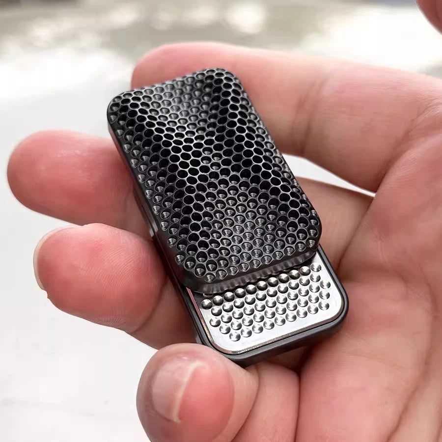 Coral Titanium Zirconium Alloy Unlimited Push Haptic Slider Toys Fidget Slider 07FC0E-D4 - KOEEK