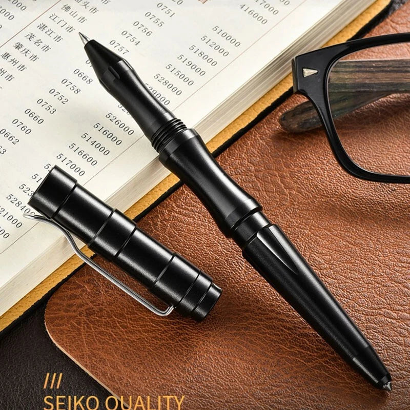 Aluminium Alloy EDC Pocket Ballpoint Pen Office Working Signature Pen for Gift 07FC0E-D4 - KOEEK
