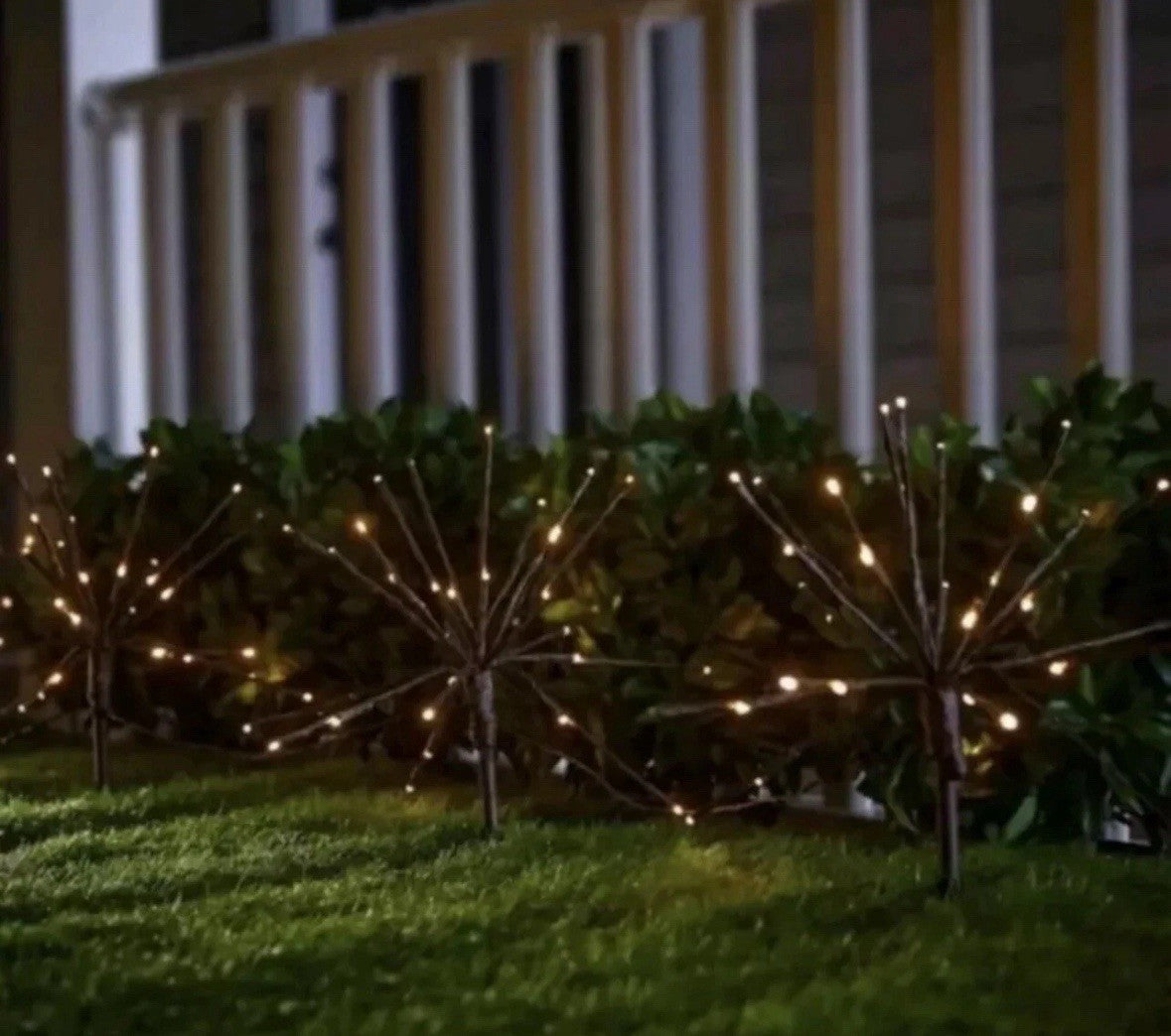 6 GE Staybright LED Random Sparkle Fireworks Pathway Lights Warm White Christmas GE - KOEEK