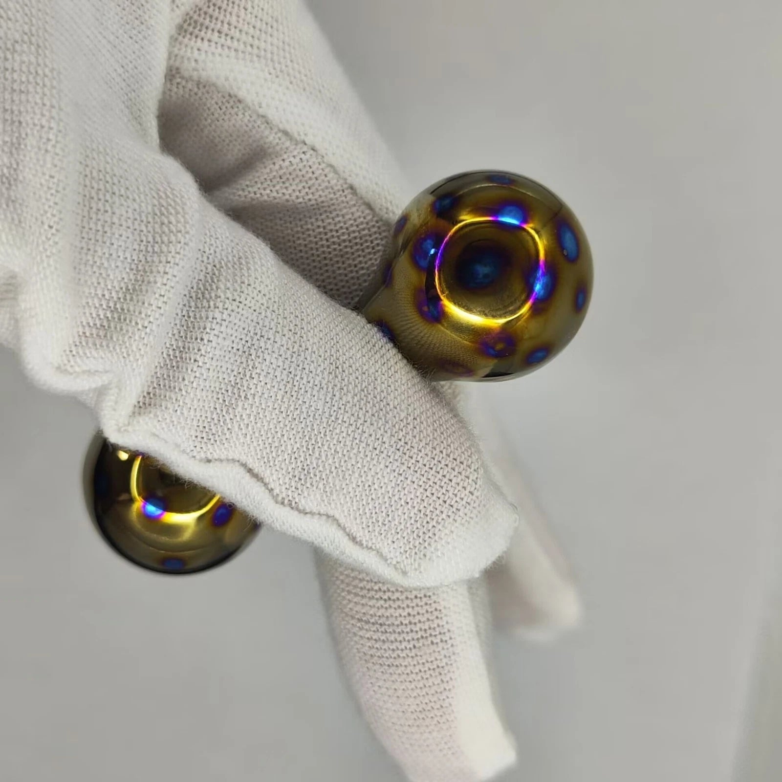 Titanium Alloy Knuckle Fidget Toy Skill Toy Knucklebone Worry Bead Stress Relief 07FC0E-D4 - KOEEK