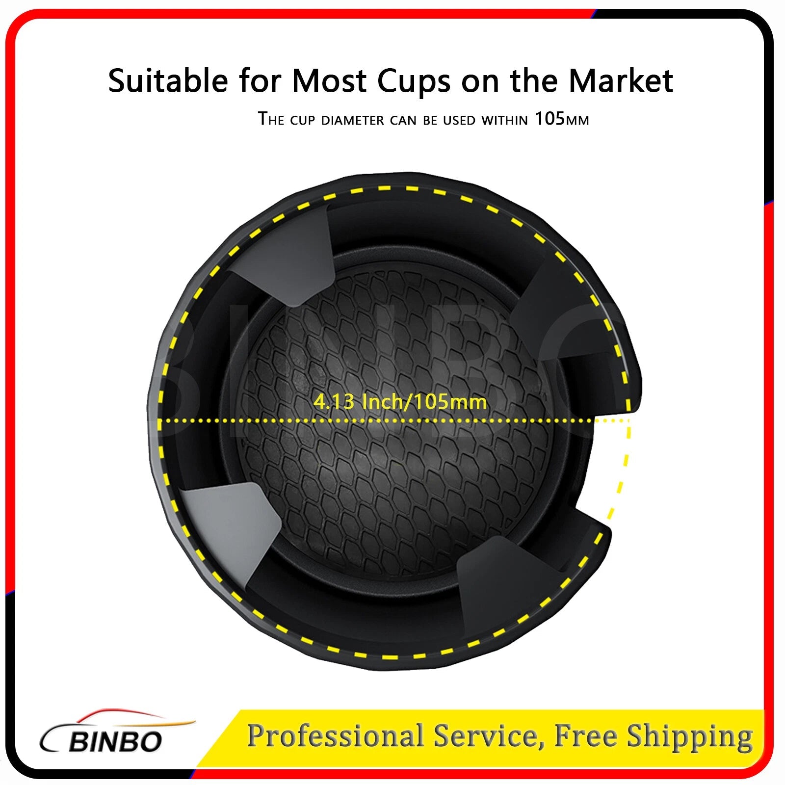 Car Cup Holder Expander Drink Oversize Mug Holder Universal Fit 32oz 36oz 07FC0E-D4 - KOEEK