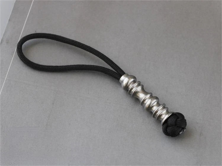 TC4 Titanium Alloy Knife Lanyard Bead Paracord Keychain Pendant EDC Craft DIY 07FC0E-D4 - KOEEK