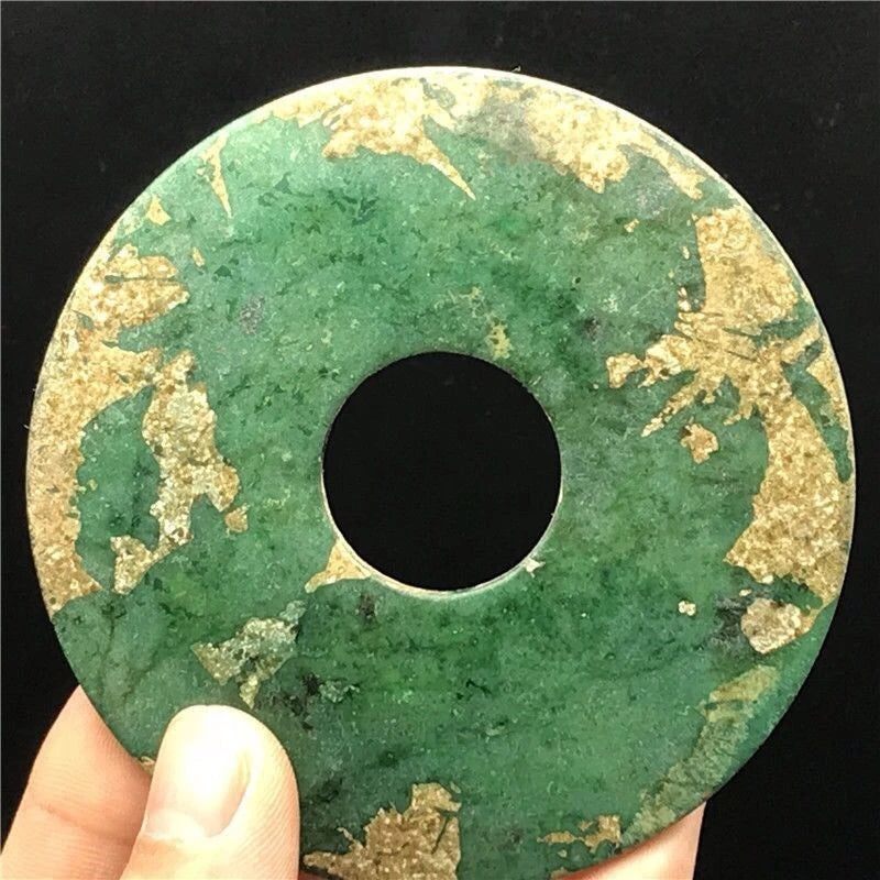 Xiuyu Jade Antique Pendant Amulet Hand-Carved Feng Shui  Vintage Charm 07FC0E-D4 - KOEEK