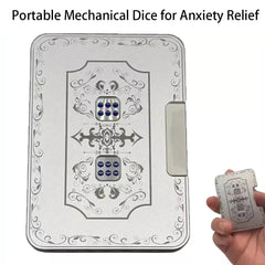 Creative Mechanical Dice Spinner,Aluminum Alloy Dice Spinner Fidget Game EDC Toy 07FC0E-D4 - KOEEK