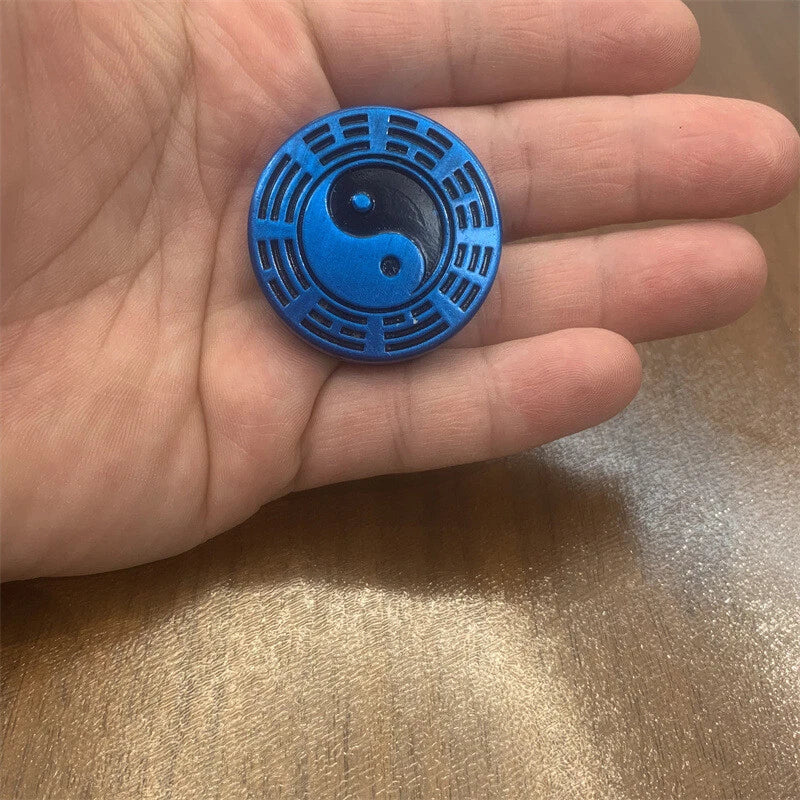 Haptic Coin Fidget Clicker Metal Slider Push Card Pocket EDC Toy Gift for Aults 07FC0E-D4 - KOEEK