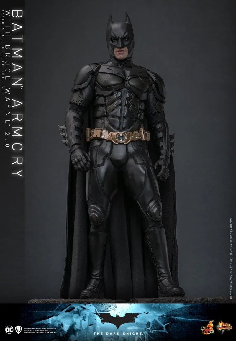 IN STOCK Hot Toys MMS750 The Dark Knight 1/6 Batman Armory with Bruce Wayne 2.0 HOT_TOYS - KOEEK