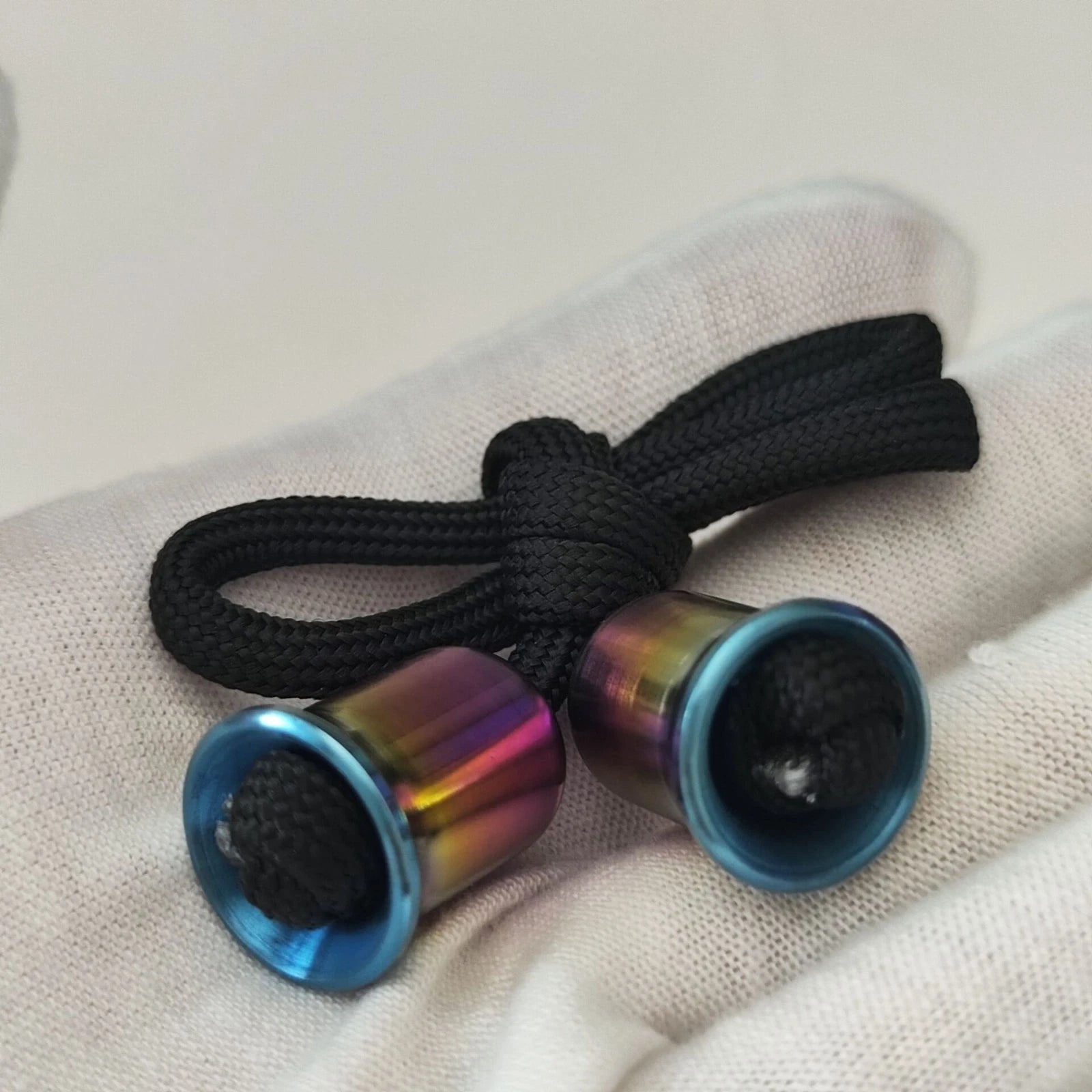 Titanium Begleri Fidget Toy Finger Skill Exercise Paracord Stress Worry Bead 07FC0E-D4 - KOEEK