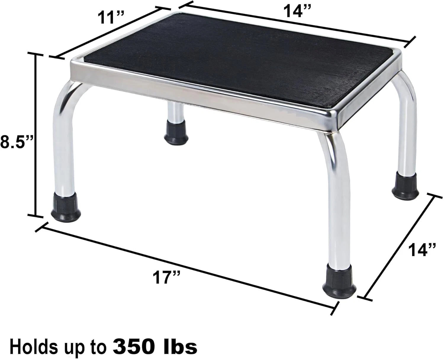 FSA/HSA Compliant, Footstool, 350 lb. Heavy Duty Welded Steel Legs 07FC0E-D4 - KOEEK
