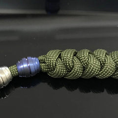 3pcs Titanium Bead Knife Parachute Lanyard Bead EDC Pendant Beads Keychain Tool EDC - KOEEK