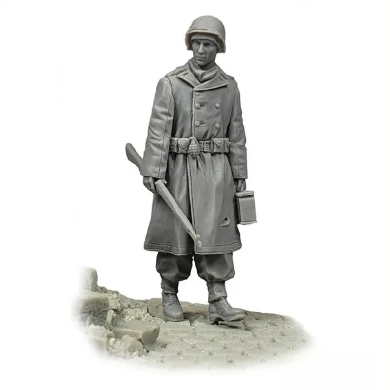 1/35 Resin Figure Model Kit WWII US Infantry Soldier Unassembled Unpainted 07FC0E-D4 - KOEEK