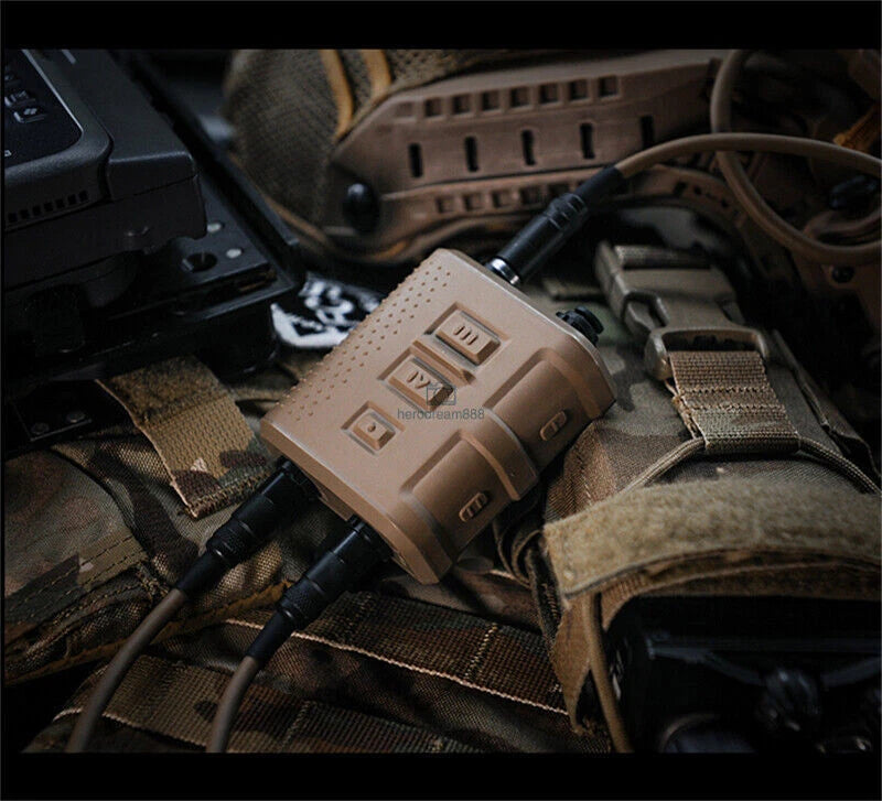 Military FCS V60 PTT Tactical Multi Channel Push To Talk For Prc 148 152 Radio 07FC0E-D4 - KOEEK