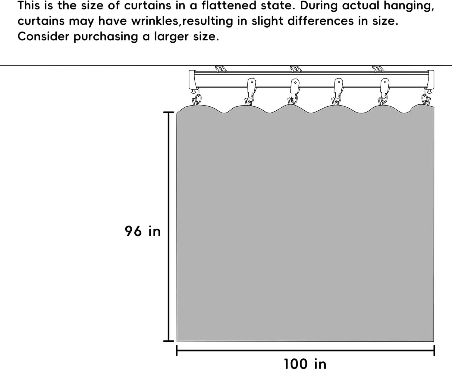 Room divider curtains Flexible ceiling track set Curtain tracks 07FC0E-D4 - KOEEK