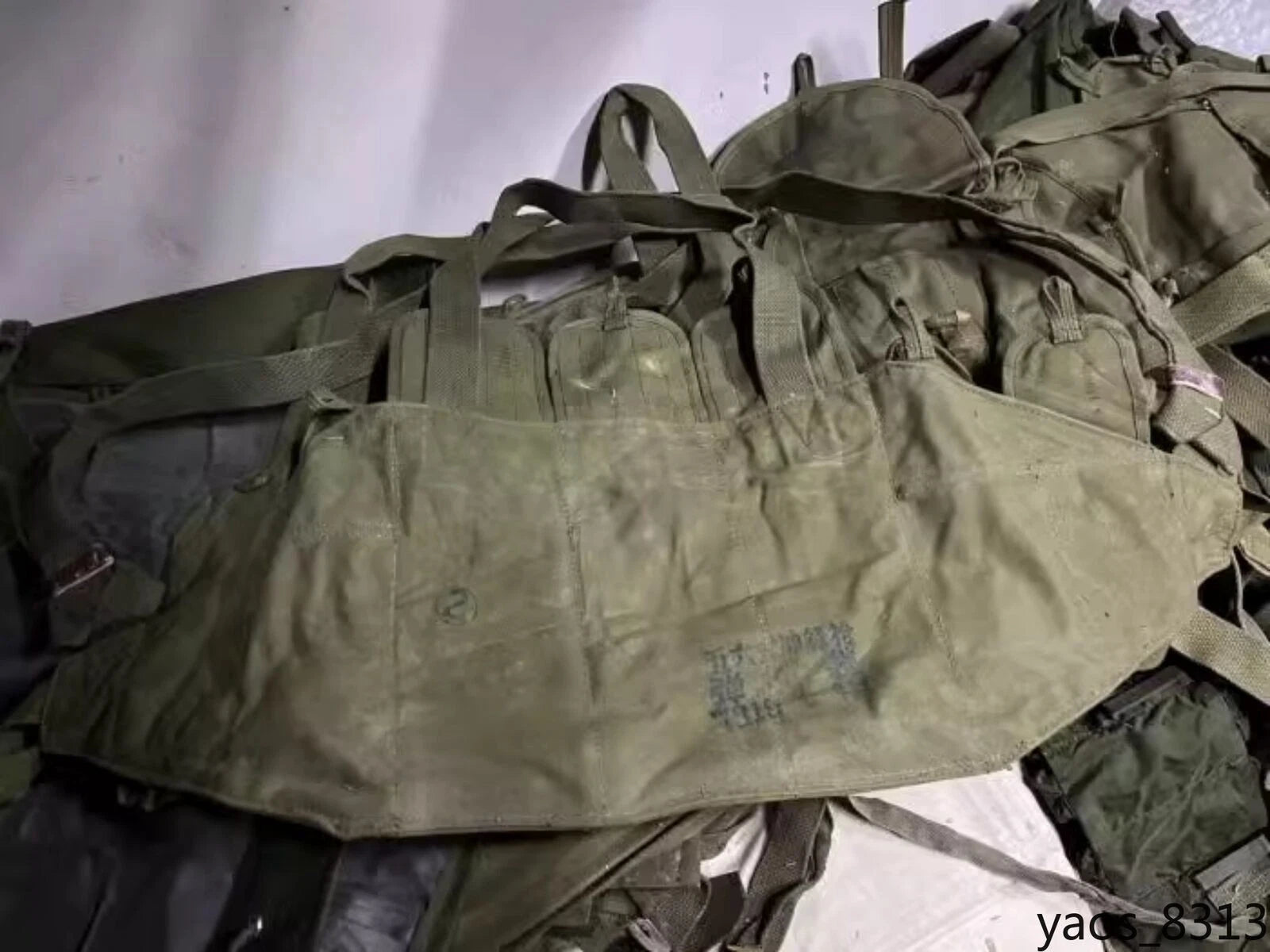 Russia AK Chinese 56 Tactical Chest Rig Vest Pouch with Belt Canvas Bag 07FC0E-D4 - KOEEK