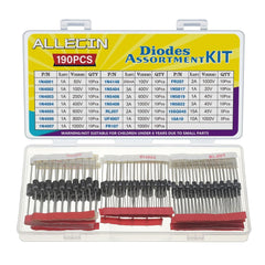 new 20Values Diodes Kit 1N4001 1N4002 1N4003 1N4004 1N4005 1N4006 1N4007 1N4148... 07FC0E-D4 - KOEEK
